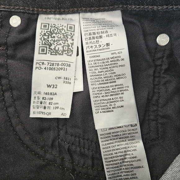 NWT Levi's High‎ Rise Shorts Size 32 - Picture 8 of 9